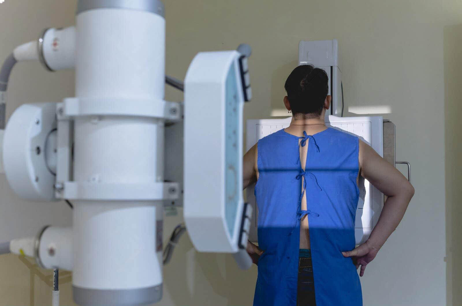X-Ray imaging on patient
